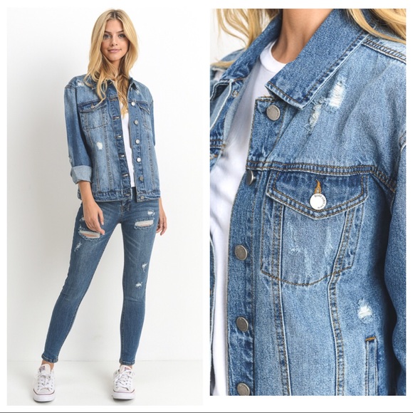 black label jean jacket